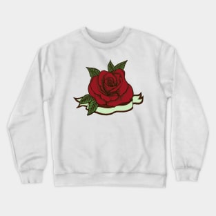 Tattoo Rose Crewneck Sweatshirt